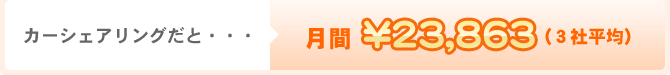 カーシェアリング月間料金